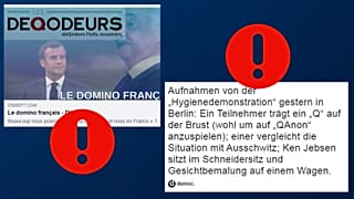NewsGuard say that QAnon conspiracy theories are making their way towards the mainstream in Europe.
