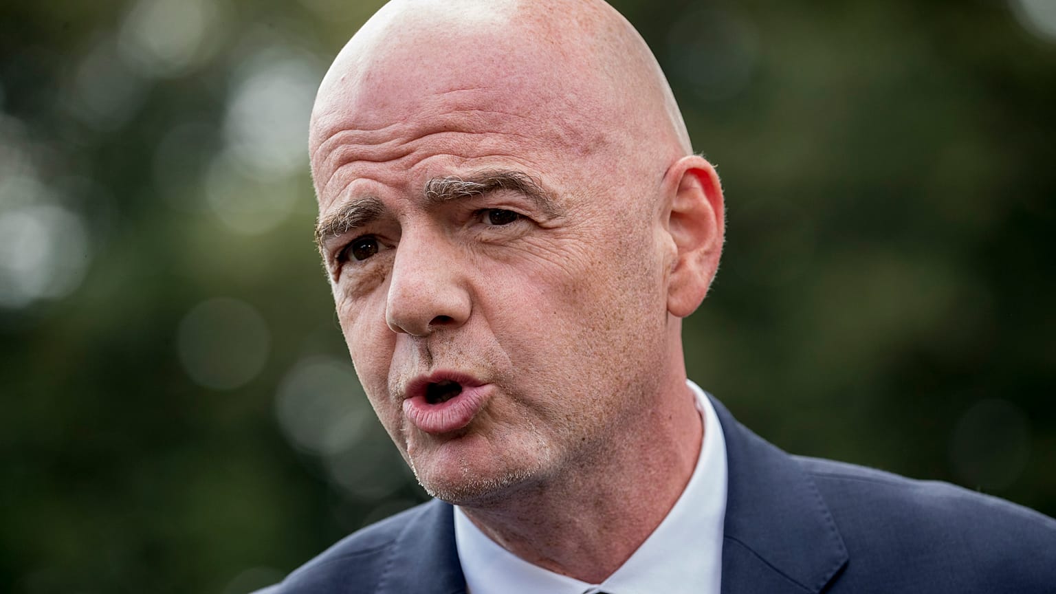 A FIFA elnöke, Gianni Infantino (illusztráció)