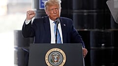 President Donald Trump delivers remarks about American energy production during a visit to the Double Eagle Energy Oil Rig, Wednesday, July 29, 2020, in Midland, Texas.