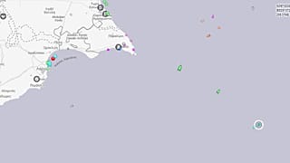 Η θέση του Barbaros την 31η Ιουλίου