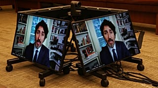 حضور مجازی جاستین ترودو در پارلمان کانادا