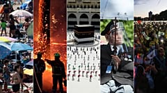 A combination of images featuring this week's news stories   