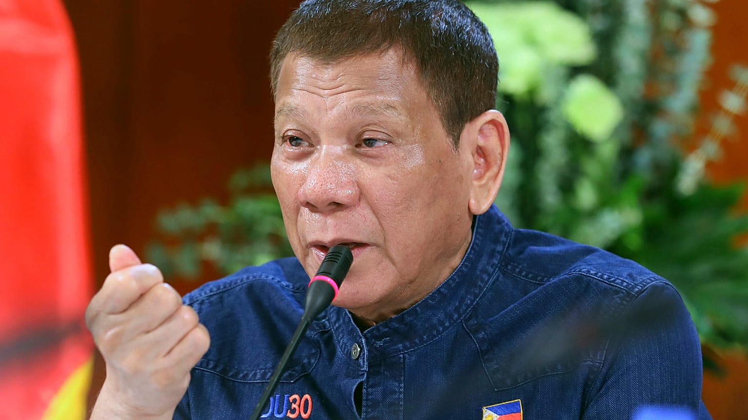 Filipinler Devlet Başkanı Rodrigo Duterte