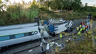 Крушение поезда в Португалии