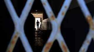 Libya'da bir cezaevi (arşiv) 