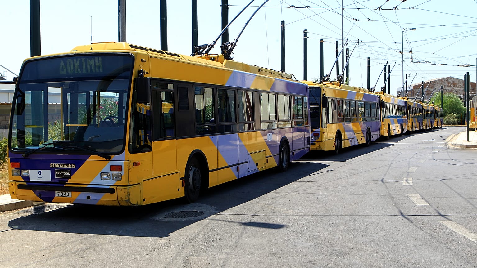 Public Transport in downtown Athens