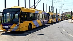 Public Transport in downtown Athens