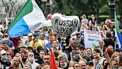 Residents of Khabarovsk near the border with China have taken to the streets en masse since the head of their region Sergei Furgal was arrested by federal law enforcement .
