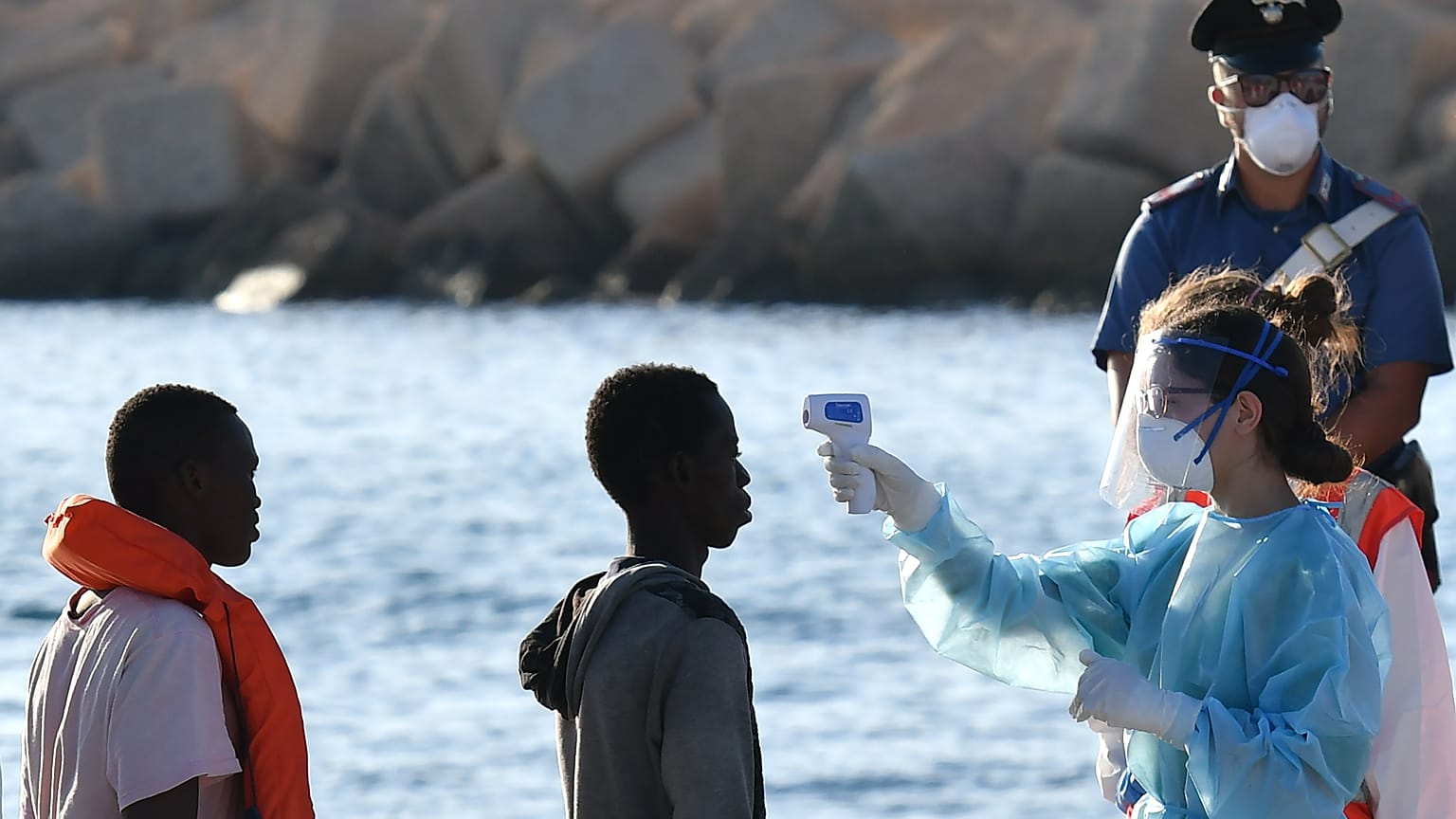 Ankunft auf Lampedusa