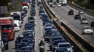 Stau in Frankreich