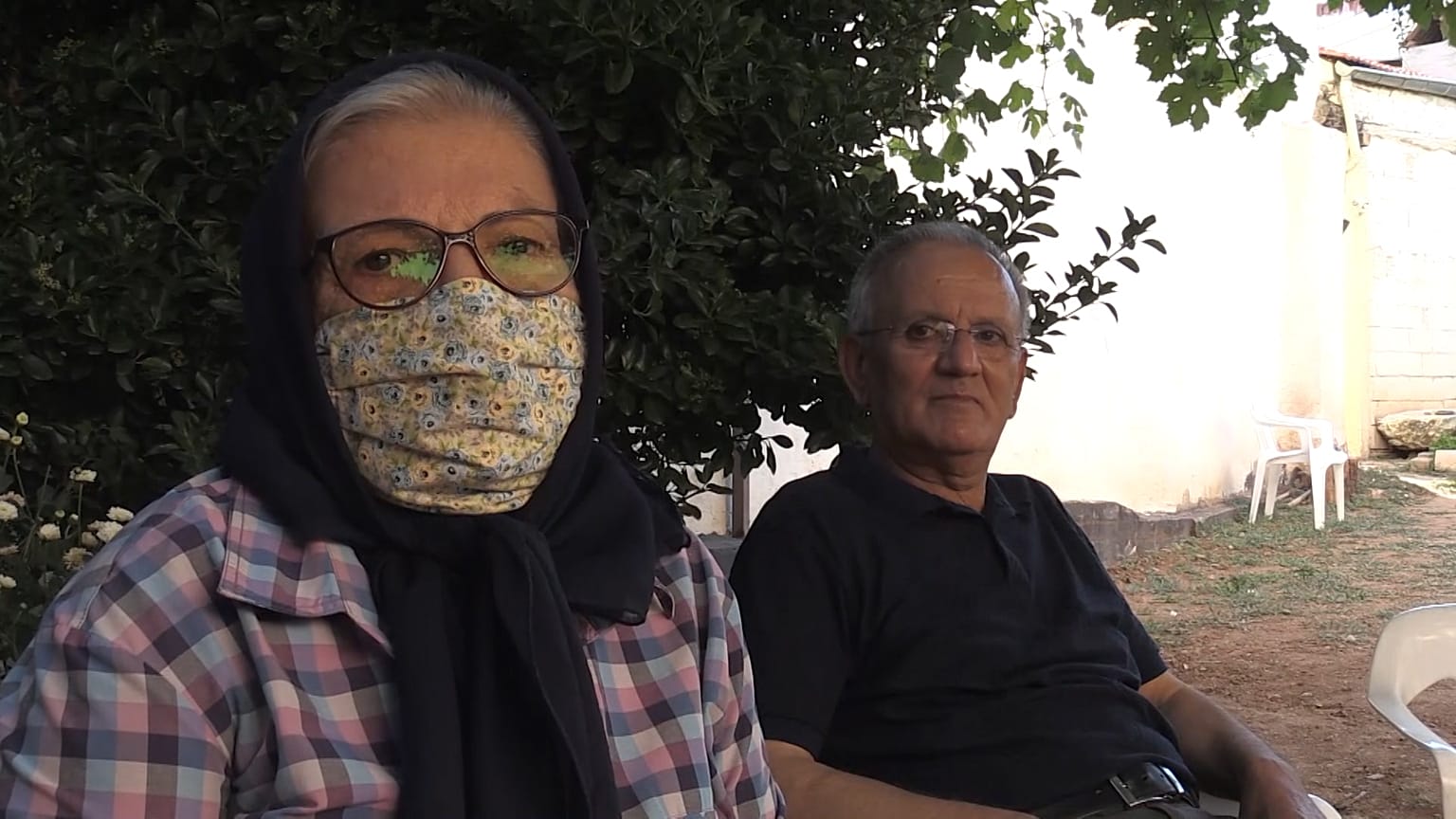 Covid 19'u yenen Mustafa Ali Tepeeri ve eşi Kamile Tepeeri