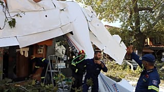 Πτώση αεροσκάφους στην Πρώτη Σερρών