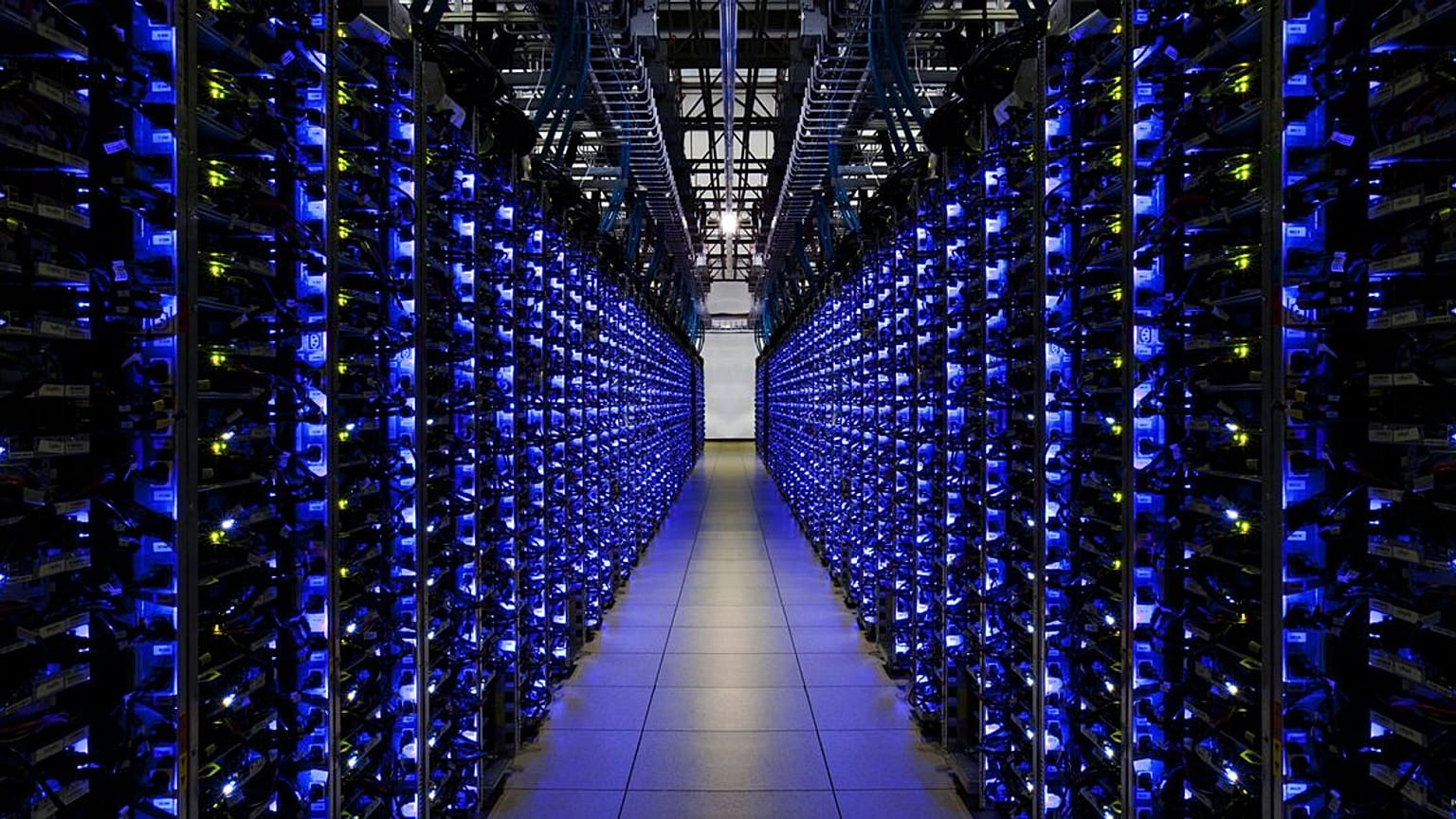 Bulut hizmeti veren bir veri depolama tesisi