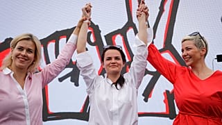 Maria Kolesnikova, Svetlana Tikhanovskaya, and Veronika Tsepkalo 