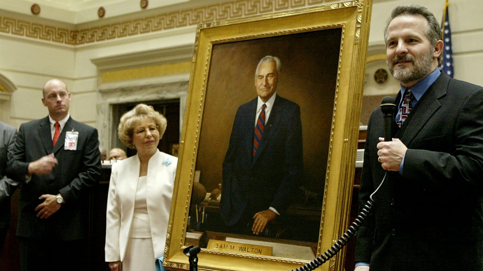 Portrait of Sam Walton, Wal-Mart founder