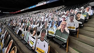 All Bundesliga matches took place behind closed doors because of the COVID-19 pandemic.