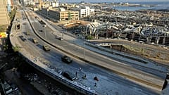 The aftermath of Tuesday's blast is seen at the port of Lebanon's capital Beirut, on August 5, 2020. 