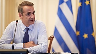 Ο πρωθυπουργός Κυριάκος Μητσοτάκης προεδρεύει σε τηλεδιάσκεψη για θέματα Υγείας
