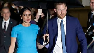 FILE - Prince Harry and Meghan, the Duke and Duchess of Sussex arrive at the annual Endeavour Fund Awards in London on March 5, 2020. 