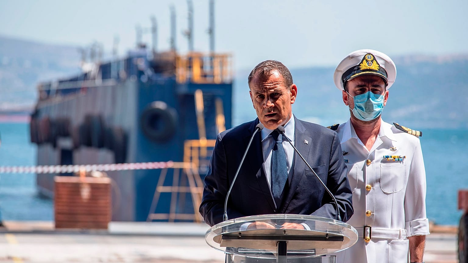 Ο υπουργός Εθνικής Άμυνας Νίκος Παναγιωτόπουλος