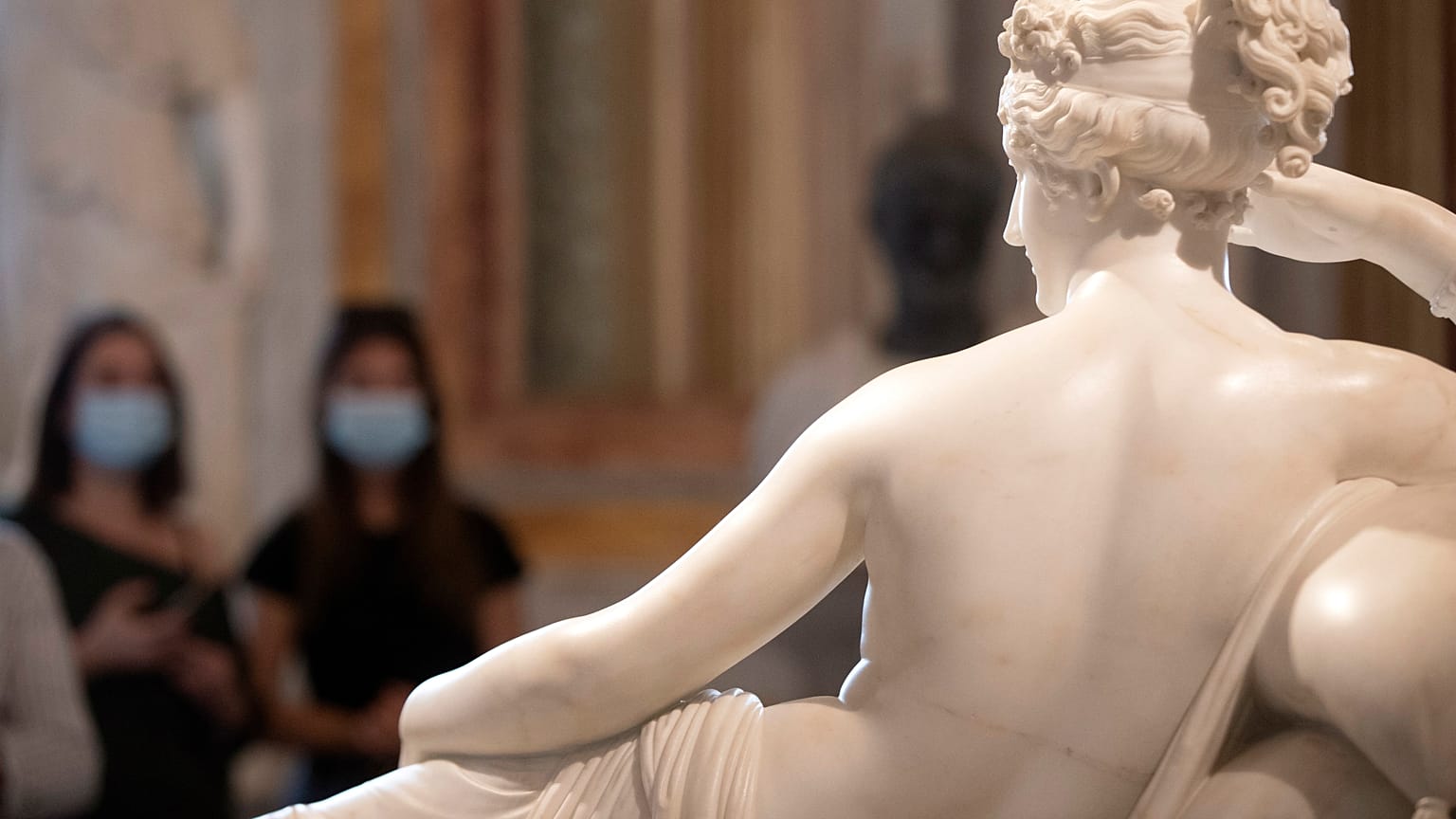 Pauline Borghese als Siegreiche Venus, ca. 1805–1808, Antonio Canova