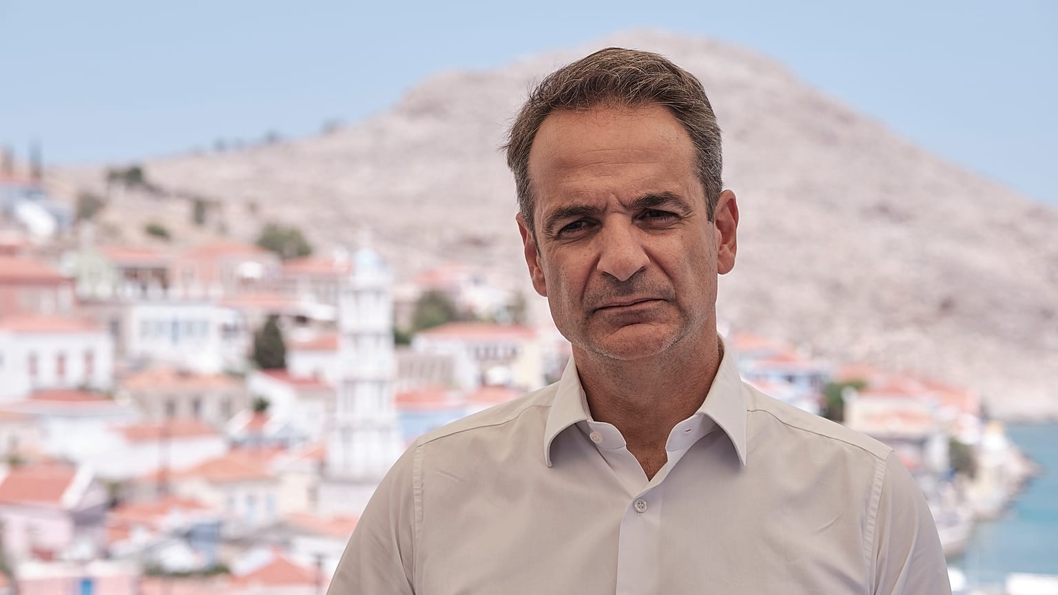 Στην Χάλκη Δωδεκανήσου ο Κυριάκος Μητσοτάκης