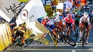Dylan Groenewegen vorne im Bild