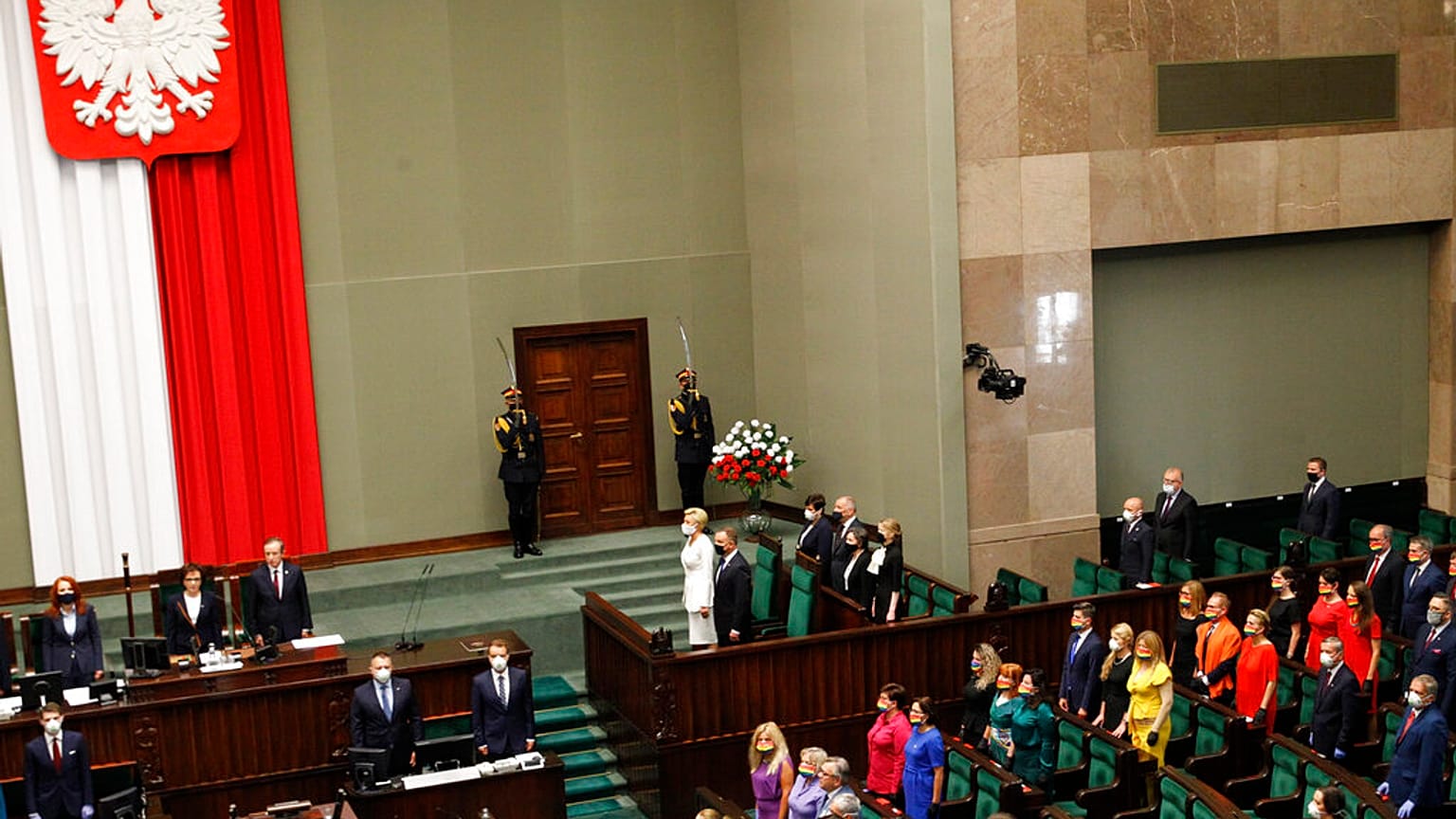 Viele Sitze blieben leer
