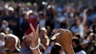 Сторонники Тихановской в Минске, 6 августа 2020