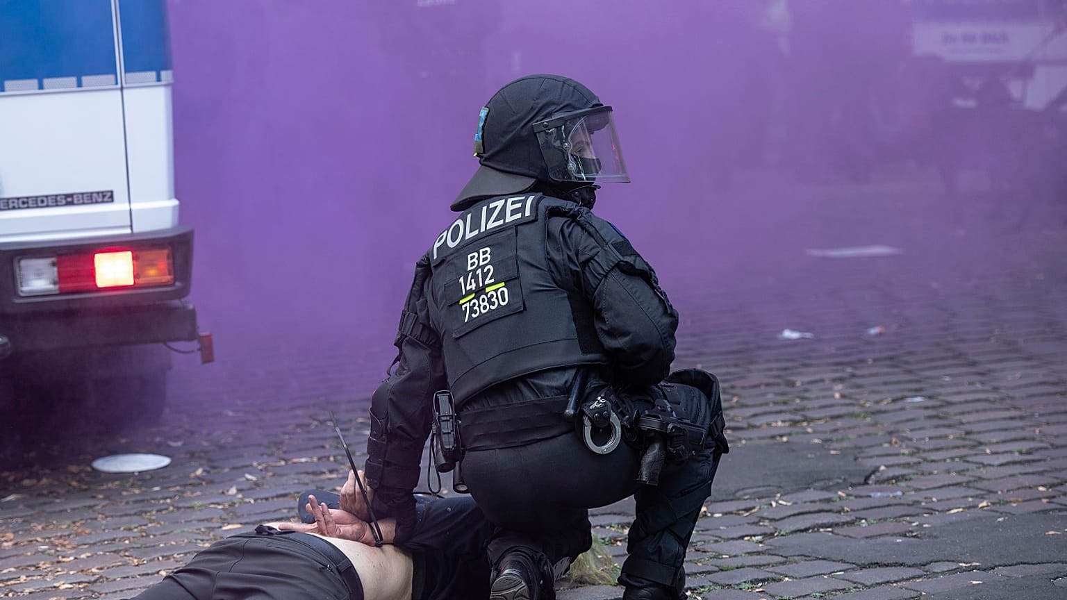 Столкновения между полицией и леворадикальными группировками в Берлине
