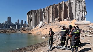 مرفأ بيروت بعد دماره