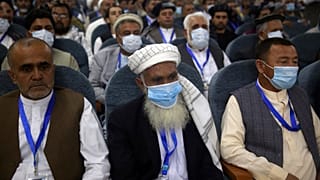 تصویری از لویه جرگهٔ مشورتی صلح افغانستان
