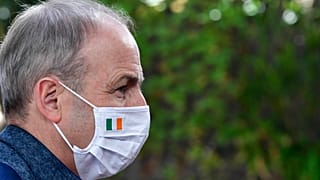 Ireland's Prime Minister Micheal Martin arrives at the European Council building for an EU summit in Brussels, Sunday, July 19, 2020
