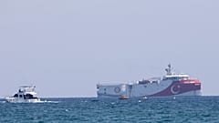 Die "Oruc Reis" Ende Juli vor Antalya. 