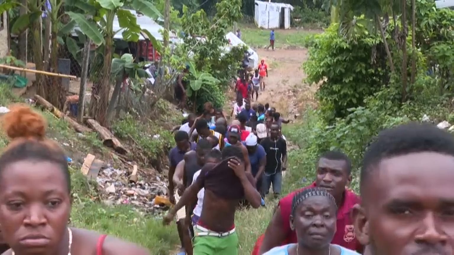 Tensión entre los migrantes del campo de refugiados