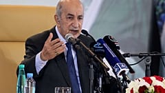 الرئيس الجزائري عبد المجيد تبون ، العاصمة الجزائر، في 13 ديسمبر 2019. 