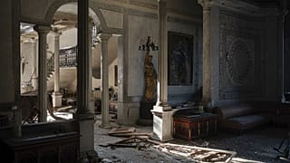 Le palais Sursock à Beyrouth après l'explosion du 4 août 2020