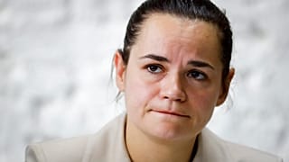 Swetlana Tichanowskaja: "Passt auf Euch auf" 