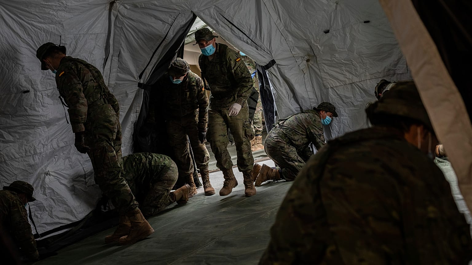 El Ejército español colabora en la lucha contra el coronavirus