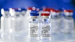  A new vaccine is on display at the Nikolai Gamaleya National Center of Epidemiology and Microbiology in Moscow