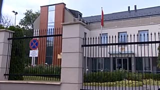 A budapesti belarusz nagykövetség 2020. augusztus 11-én