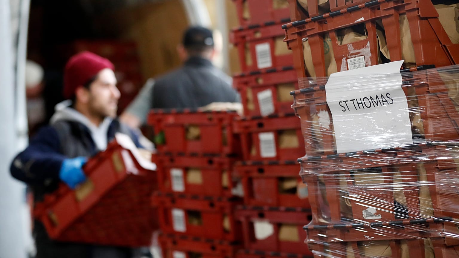 Borough Market, à Londres, le 3 avril 2020