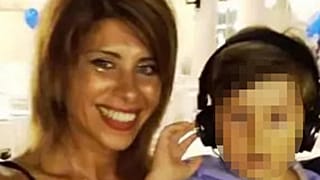 Mamma Viviana con il piccolo Gioele. 