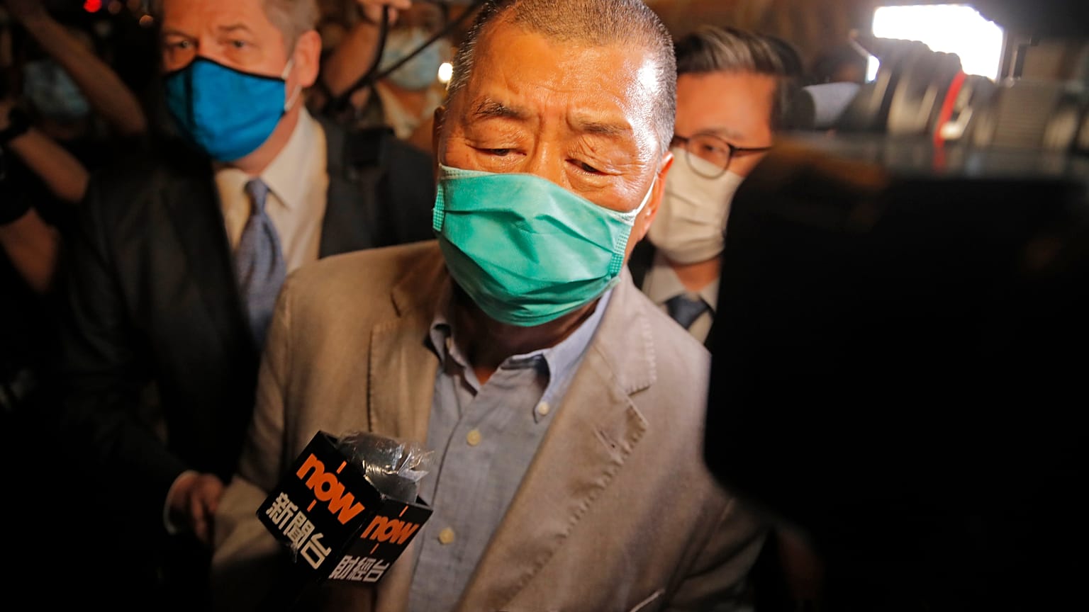 The media tycoon was arrested earlier this week under the new national security law