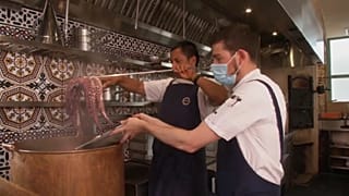 La cucina del ristorante Sabor di Londra