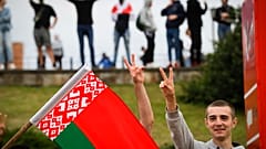 Участники акции протеста в Минске