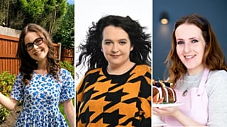 From left to right: Emily Bashforth, Ashley Storrie, Sisley White