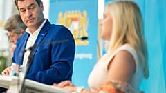 Melanie Huml und Markus Söder