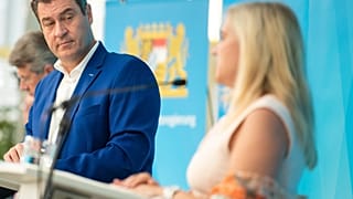 Melanie Huml und Markus Söder