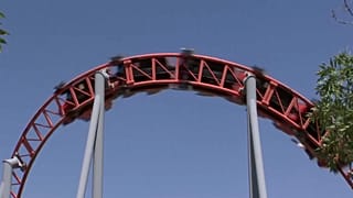 Montaña rusa del Parque Warner de Madrid